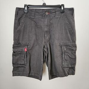 Eastern Mountain Sports Shorts Gray Cargo Neutral Outdoorsman Camping Fishing